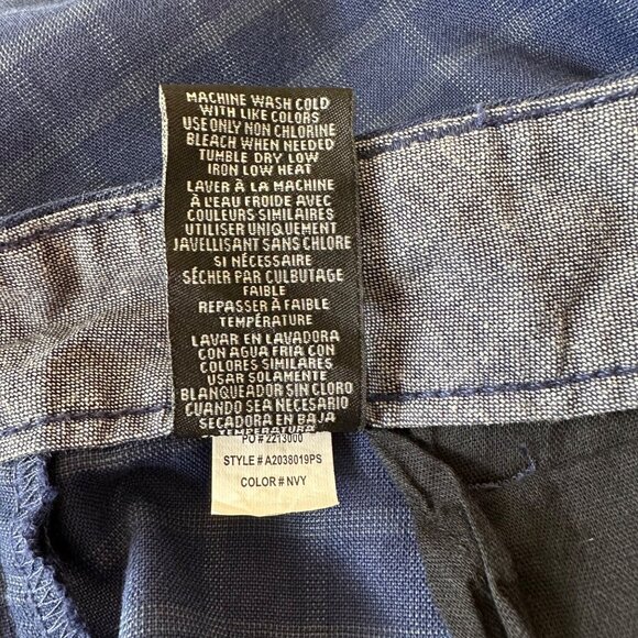 Hang Ten Mens Blue Checkered Shorts Size 32 Polyester Viscose Blend - Picture 7 of 8